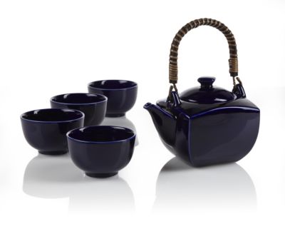Indigo Teapot Set